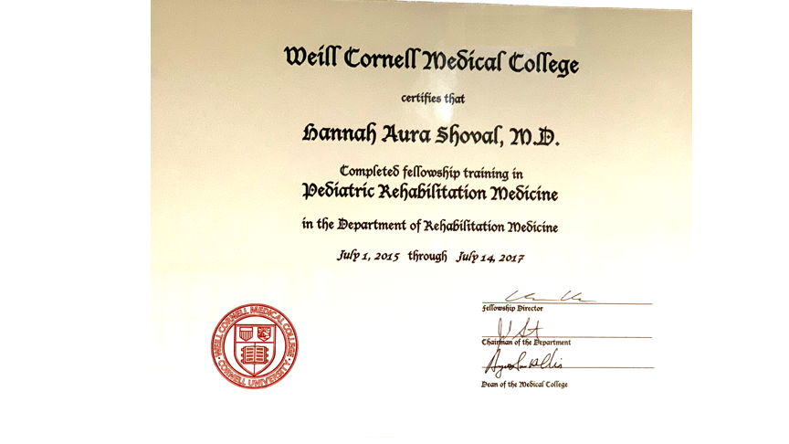 Cornell Fellowship Diploma