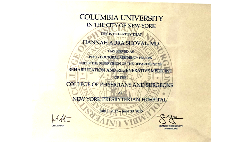 Cornell Fellowship Diploma